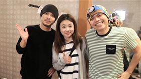 黃明志、二伯、蔡阿嘎。（圖／翻攝自蔡阿嘎臉書）