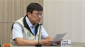 林詠青說明流感死亡個案。（圖／記者簡浩正攝影）