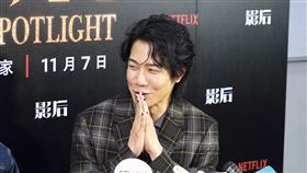 薛仕凌為吹口哨的習慣道歉。（圖／記者趙于瑩攝影）