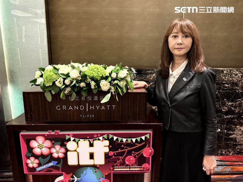 台灣觀光協會會長簡余晏今（4）日向《三立新聞網》分享「逛展攻略」，提醒民眾想撿便宜、搶優惠，務必提早規劃、早點入場。（圖／記者李育道攝影）