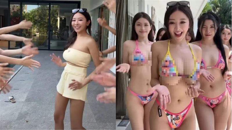 網友翻出謝侑芯猝逝前3天，疑與7名網紅閨密在馬來西亞熱舞畫面，怒斥：「其他人都不出來解釋嗎？」（翻攝自VALENT 鄔唯、謝侑芯IG）