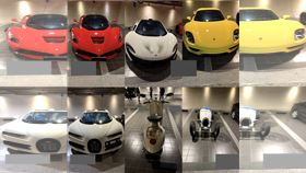 太子集團,名車,山豬王布加迪Bugatti Chiron,馬王拉法拉利 LaFerrari,麥拉倫 McLaren P1, Porsche 918 Spyder。（圖／檢調提供）