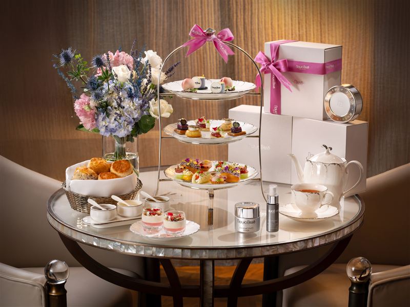 台北文華東方酒店攜手西班牙頂級保養品牌「Natura Biss&eacute;」，推出《極緻饗宴Taste of Beauty》聯名下午茶。（圖／飯店旅宿業者提供）