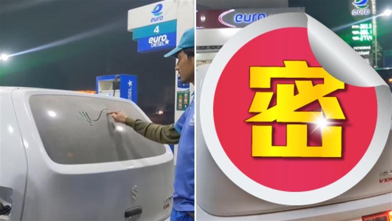 超神加油員用灰塵畫畫 全場佩服:選錯工作