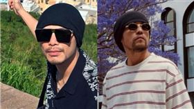 周杰倫在IG上傳戴帽子、戴墨鏡，也留鬍子的照片，讓網友直呼：「嚇死，還以為是黃明志」。（圖／翻攝自黃明志臉書、周杰倫IG）