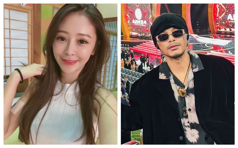 黃明志捲入謝侑芯案。（合成圖／翻攝自謝侑芯、黃明志臉書）