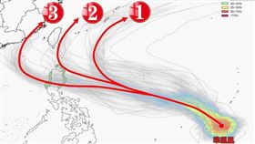 準颱風鳳凰可能3路徑曝。（圖／林老師氣象站）