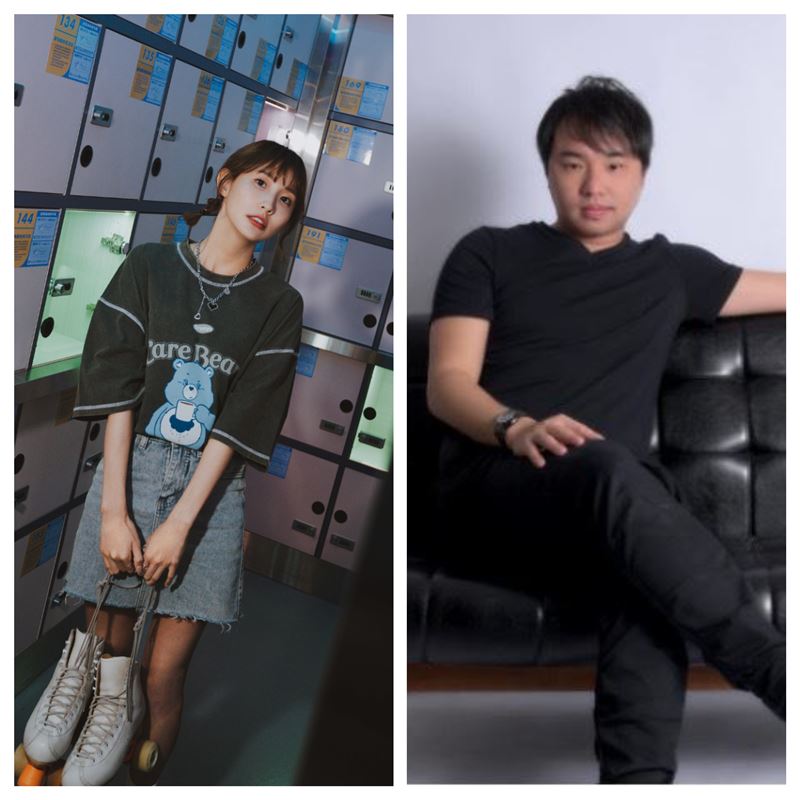 韓秉融（右）幫粿粿發聲批范姜彥豐。（圖／翻攝自臉書）