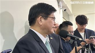 林佳龍受訪。（圖／記者詹宜庭攝影）