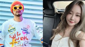 謝侑芯（右）在馬來西亞離奇身亡，涉案藝人黃明志（左）現身投案。（圖／翻攝自謝侑芯、黃明志IG）