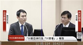 陳冠廷質詢林佳龍。（圖／翻攝自國會頻道）