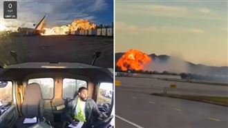 墜地瞬間畫面曝！UPS貨機肯塔基州失事7死