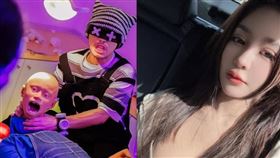 黃明志（左）因捲入謝侑芯（右）命案風波，震撼馬來西亞與台灣兩地演藝圈。（圖／翻攝自黃明志、謝侑芯IG）