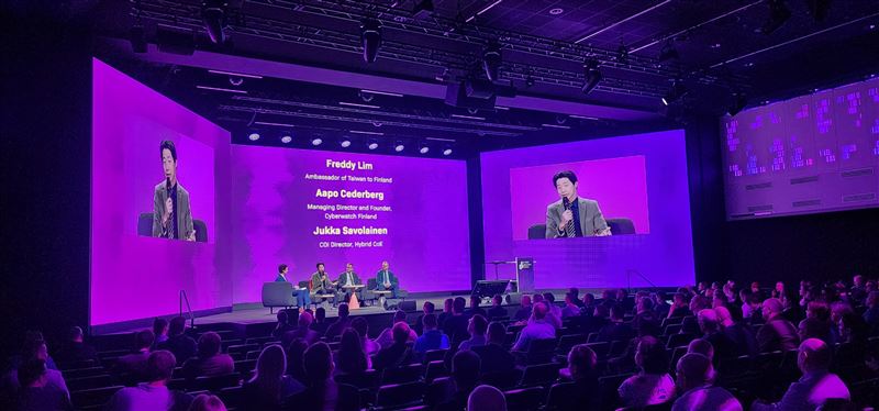 林昶佐出席國際論壇Cyber Security Nordic（圖／林昶佐提供）