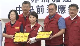 非洲豬瘟、解禁、盧秀燕、檸檬餅、防疫人員、清零成功、菱角（圖／翻攝畫面）