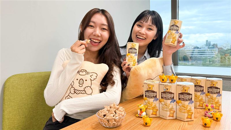 樂天小熊餅「北海道牛奶風味」療癒登場。（圖／品牌業者提供）