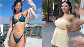 嘿尼、謝侑芯。（圖／翻攝自嘿尼、鄔唯IG）