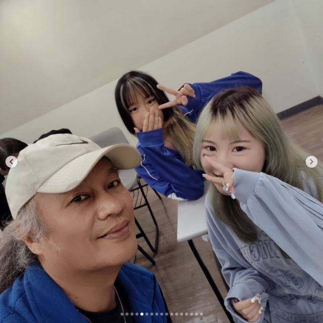 林世偉受世新大學數媒系助理教授馬紹．阿紀邀請赴傳播學院演講 ，學生表示：「演講非常的精彩。」（圖／翻攝自林世偉IG）