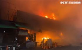 南門市場大火。（圖／翻攝畫面）