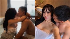 ▲黃小愛和男友去泡溫泉。（圖／翻攝自IG）