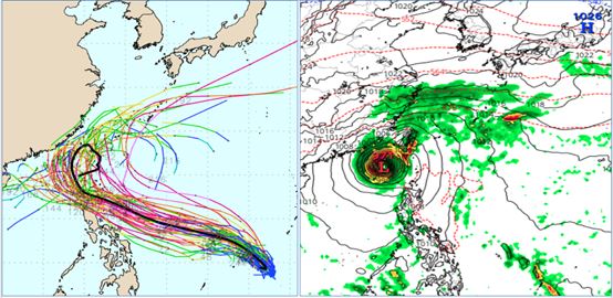 下週二、週三各地慎防鳳凰挾「暴風及大量致災雨」的威脅。（圖／老大洩天機）
