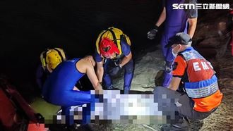 消防局,台南,魚溫,老翁,兒子,父親,溺水（圖／翻攝畫面）