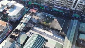 南門市場,火警,張善政,攤商,空拍（圖／翻攝畫面）