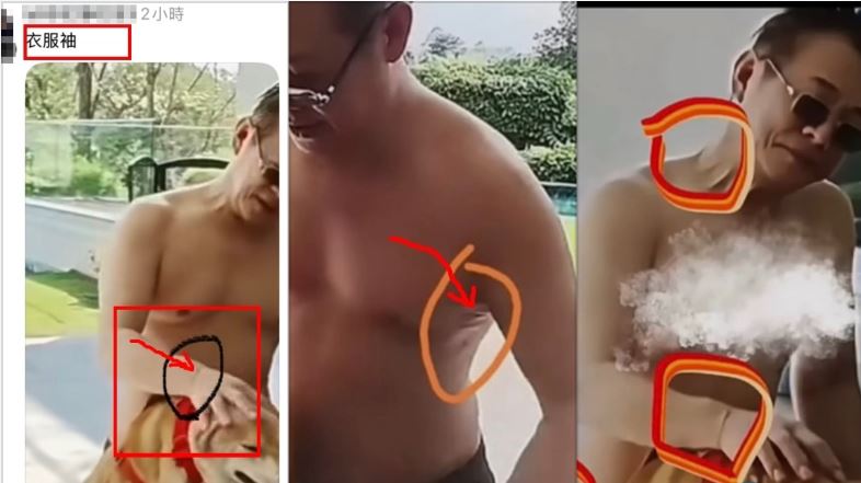 謠言指出李連杰「全身覆蓋人造皮」，讓他能在鏡頭前看起來宛如重生。（圖／翻攝自Threads、TikTok）