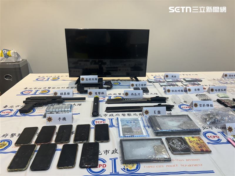 天道盟正義會沈姓大哥帶著6名小弟販毒遭逮。（圖／翻攝畫面）