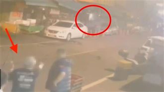 南門市場,火警,攤位,張善政,桃園（圖／民眾提供）