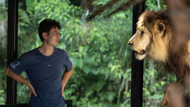 野獸都得聽他的！揭密台灣首位藍帶標本師