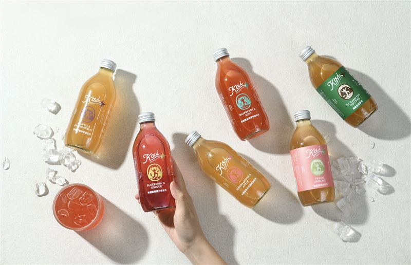 Kai康普茶運用台灣在地食材，釀造最能傳遞土地風味的天然發酵飲品。（圖／Kai康普茶提供）