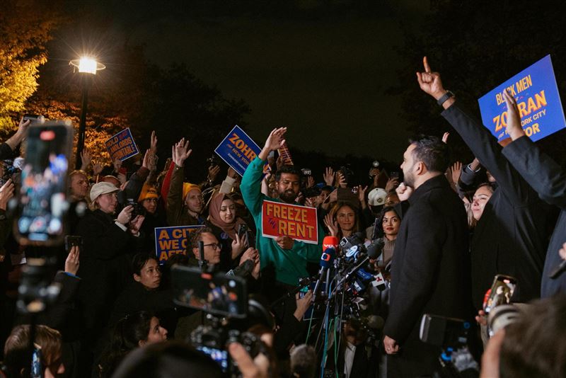 根據9月公布的蓋洛普民調，大約三分之二的民主黨人對社會主義持正面看法，這一比例較2010年的50%大幅上升。（圖／翻攝自X平台 @ZohranKMamdani）