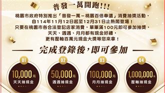 普發,桃園,加碼,張善政（圖／桃園市政府提供）