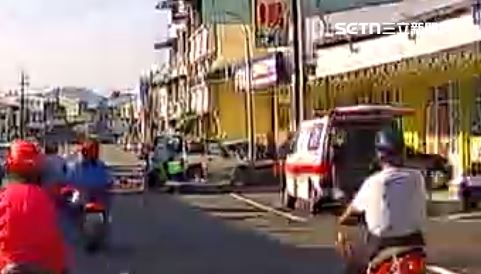 林姓婦人遭捲入休旅車底，慘遭輾過腹部傷重不治。（圖／翻攝畫面）