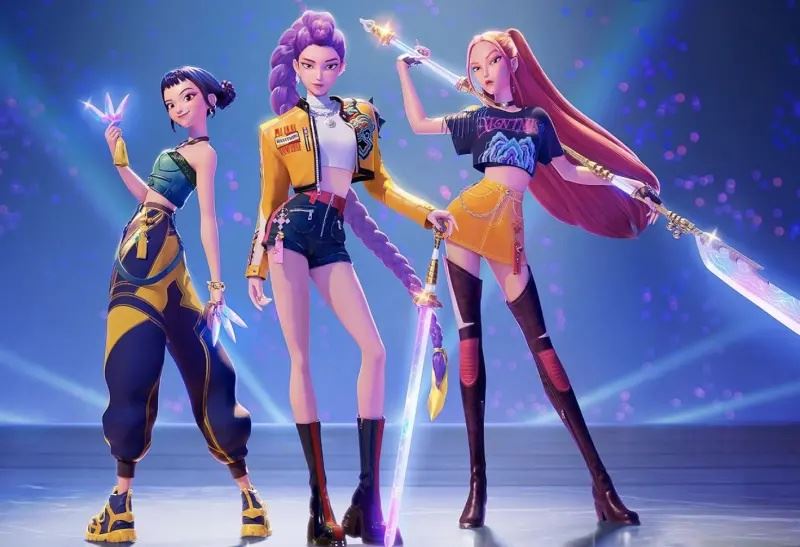 《Kpop 獵魔女團》創下驚人觀看紀錄 續集預計2029上架 《Kpop 獵魔女團》成Netflix觀看數最高的原創電影,超越《魷魚遊戲》(圖/翻攝自IG @kpopdemonhuntersnetflix)