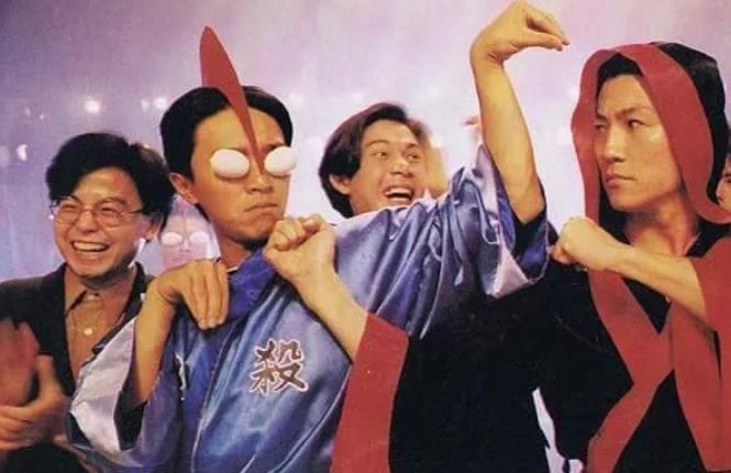 《破壞之王》裡周星馳與林國斌有不少精彩的對手戲。（圖／翻攝自微博）