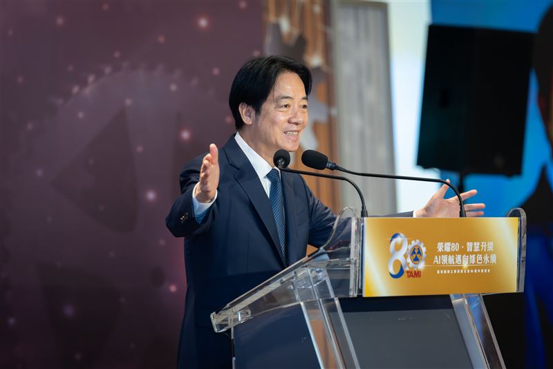 總統賴清德出席「台灣機械工業同業公會80週年酒會」（圖／總統府提供）