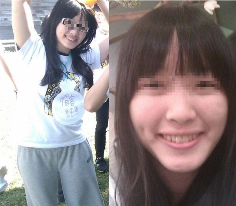 「爆乳特助」劉純妤高中時代面帶招牌微笑表情，身上掛著「帽客純魚」的名牌，看來相當清純。（圖／翻攝自4ever.5566 Threads）