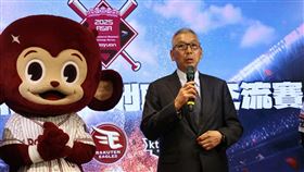 亞洲職棒交流賽將登場　桃猿盼促進球員交流2025桃園亞洲職棒交流賽7日起將在樂天桃園棒球場一連3天展開，中職樂天桃猿隊總教練古久保健二（圖）6日在賽前記者會表示，盼透過交流賽讓球員學習不同國家的棒球文化，促進交流。（主辦單位提供）中央社記者陳容琛傳真　114年11月6日