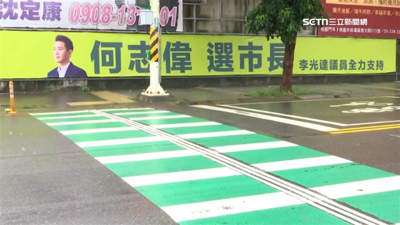 在地議員李光達掛布條，力挺何志偉角逐桃園市長