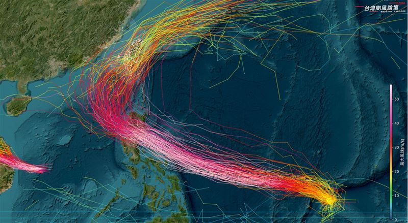 颱風鳳凰未來路徑圖。（圖／翻攝自台灣颱風論壇｜天氣特急）