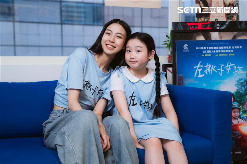 馬士媛（左）、葉子綺一同接受《三立新聞網》專訪。（圖／記者趙于瑩攝影）