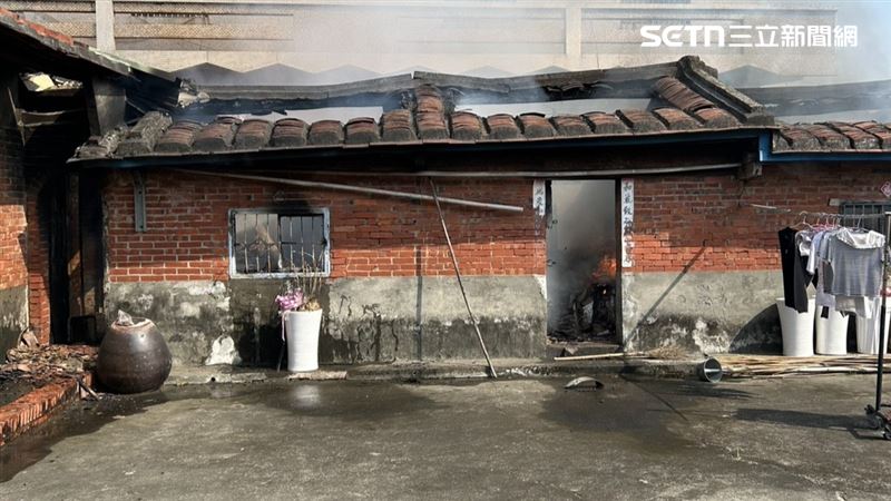 高雄市田寮區昨天（6日）傳出死亡火警。（圖／翻攝畫面）