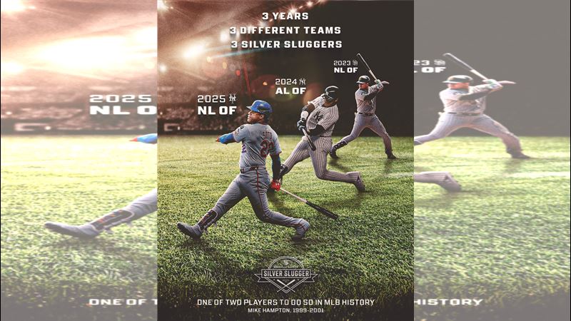 索托（Juan Soto）連3年獲得銀棒獎。（圖／翻攝自MLB推特）