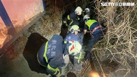 自撞,車禍,摔飛,重傷,昏迷,彰化,花壇,離奇（圖／翻攝畫面）