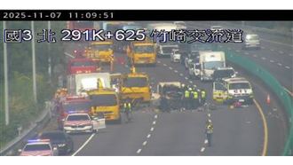 新／用路人注意！國三南291K車禍封閉