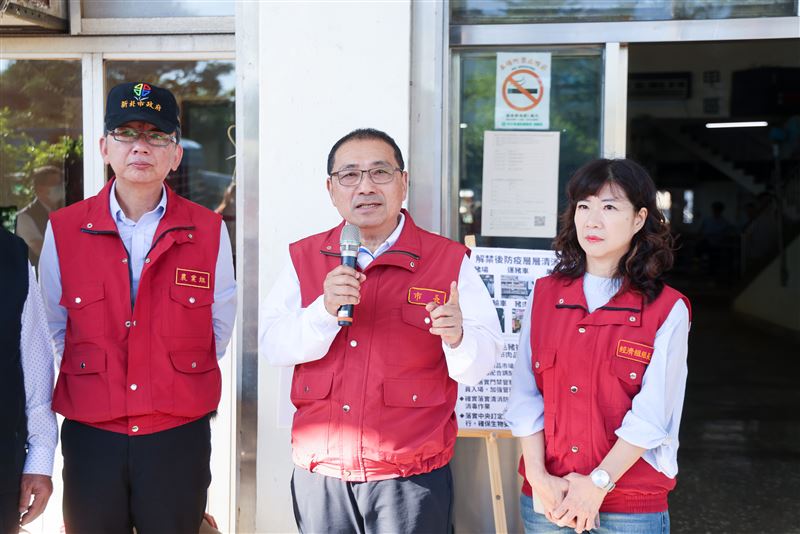 新北市長侯友宜曝光颱風假決策關鍵。（圖／新北市府提供）