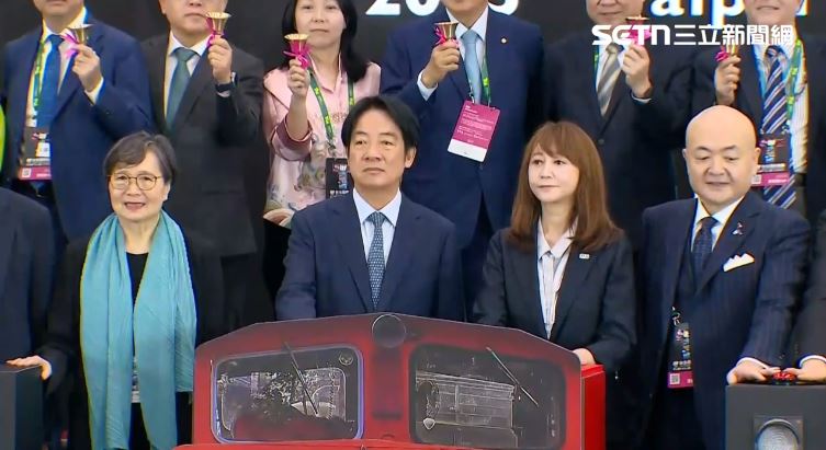 賴清德出席「2025 ITF台北國際旅展開幕典禮」。（圖／翻攝畫面）