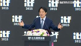 賴清德出席「2025 ITF台北國際旅展開幕典禮」（圖／翻攝畫面）